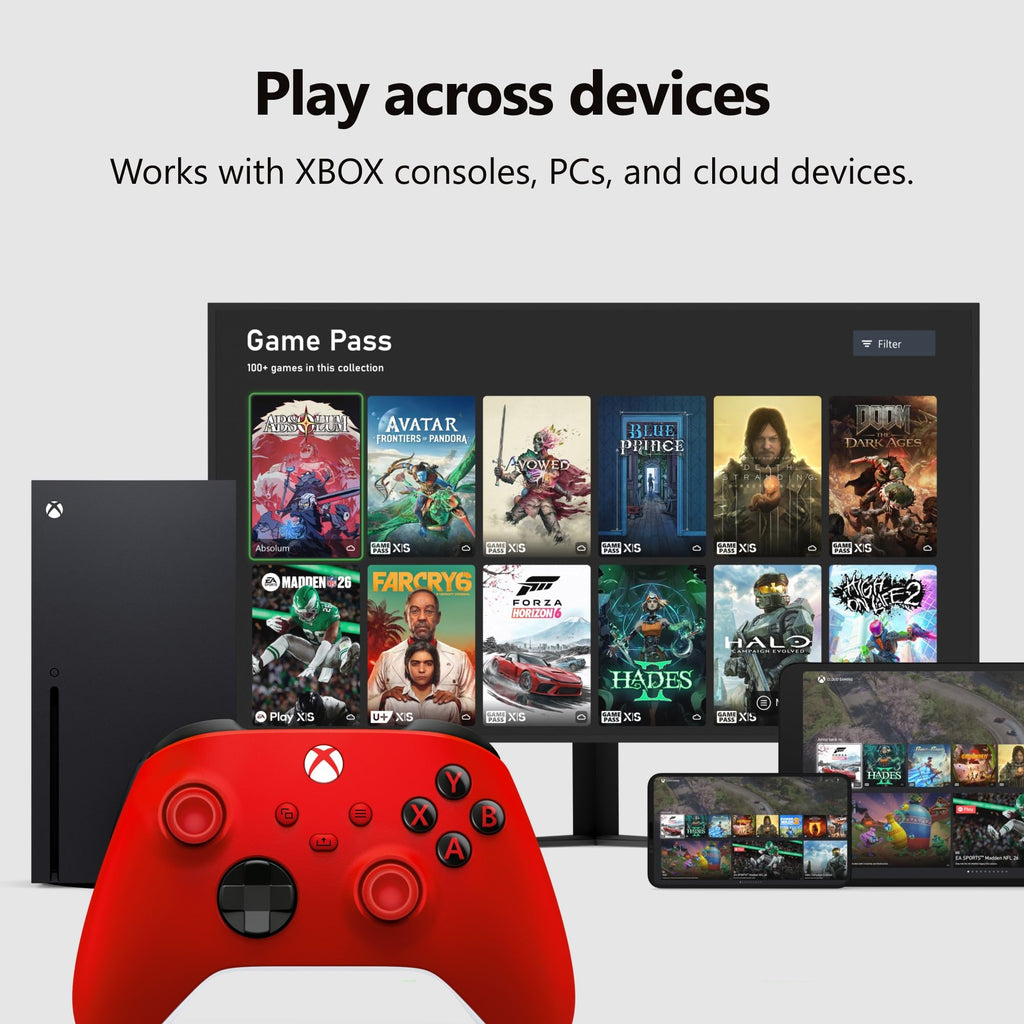 XBOX Wireless Gaming Controller | Shock Blue | Consoles, PCs, TVs, mobile, and more | Textured Grip | Wireless, Bluetooth, USB-C Connectivity