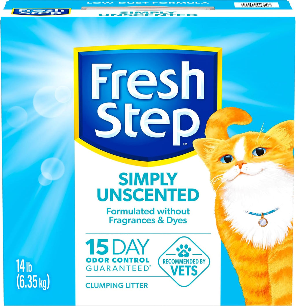 Fresh Step Advanced Odor Shield Clumping Cat Litter with Gain, 18.5 lb, 2Pk | Odor Shield with Ammonia Block Technology, Low Dust, Multi Cat, Compatible with Most Automatic Litter Boxes