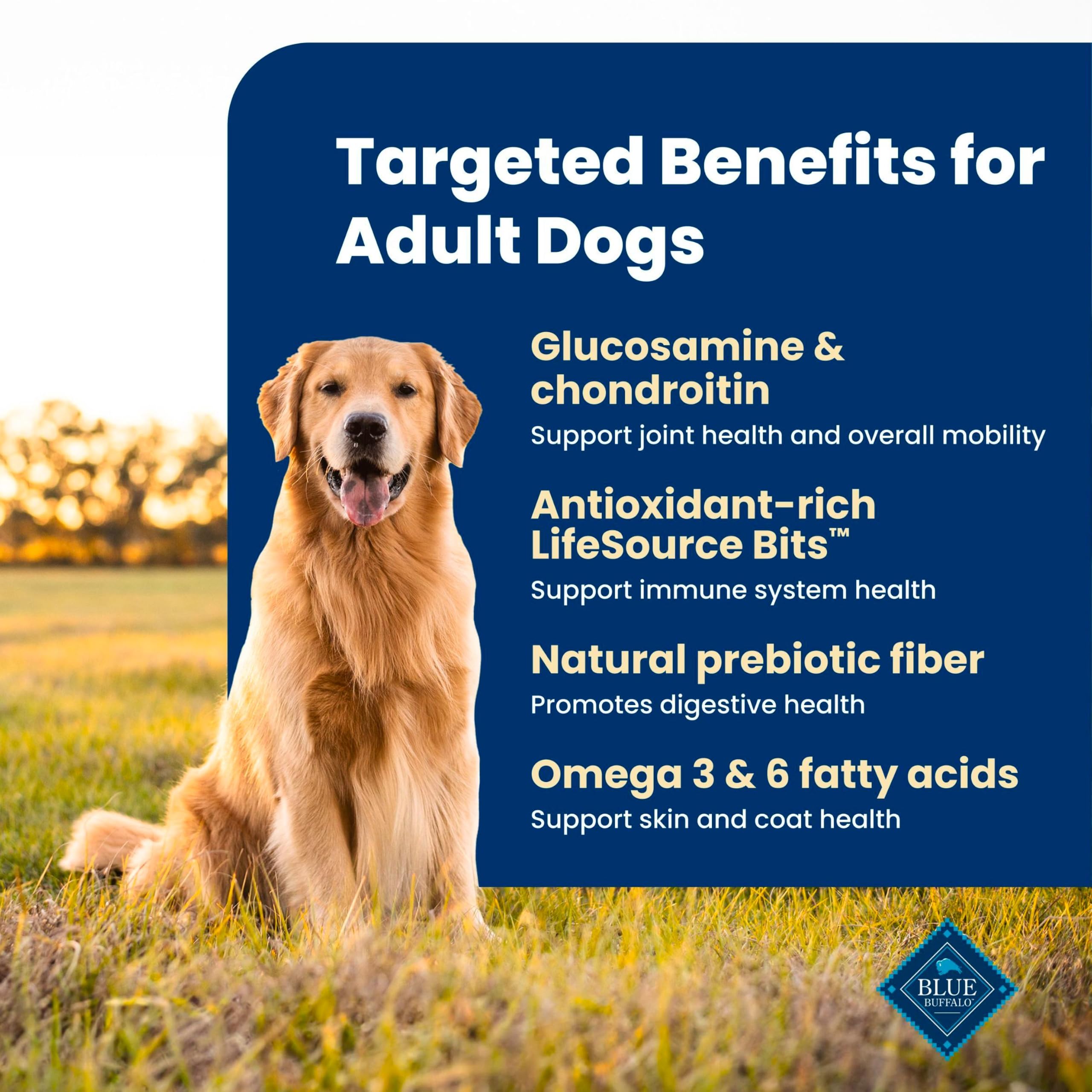 Blue Buffalo Life Protection Formula Chicken Adult Dry Dog Food, 5 lb | Real Chicken #1 Ingredient, Supports Immunity with Antioxidant-Rich LifeSource Bits, Promotes Healthy Muscle Development