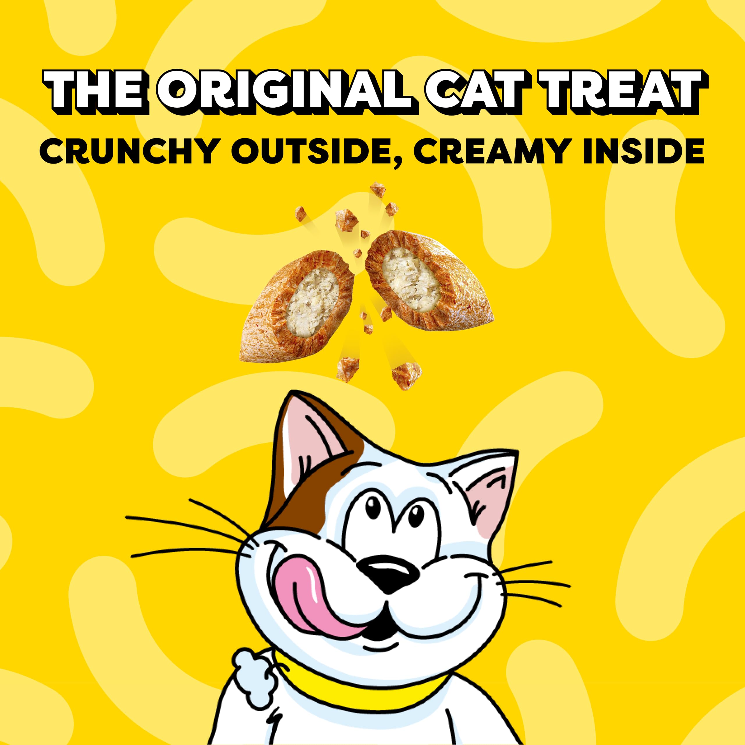 Temptations Classic Crunchy and Soft Cat Treats, Tasty Chicken, 30 oz | Under 2 calories per treat, crunchy outside & soft inside, resealable tub, use as meal or topper, 100% complete & balanced