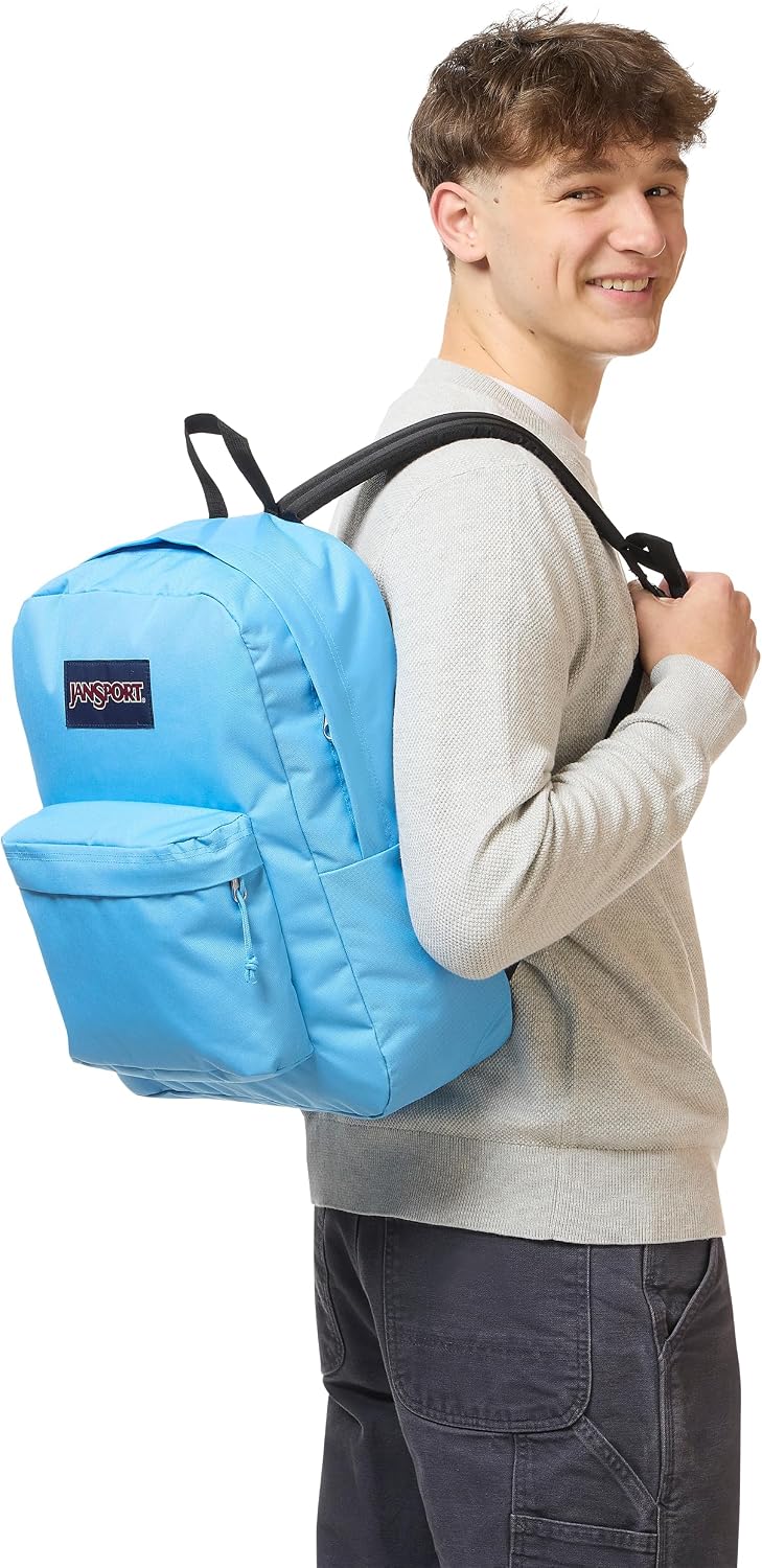 JanSport SuperBreak One Backpack - Durable, Lightweight Bookbag with 1 Main Compartment, Front Utility Pocket with Built-in Organizer - Premium Backpack, Bad Bows