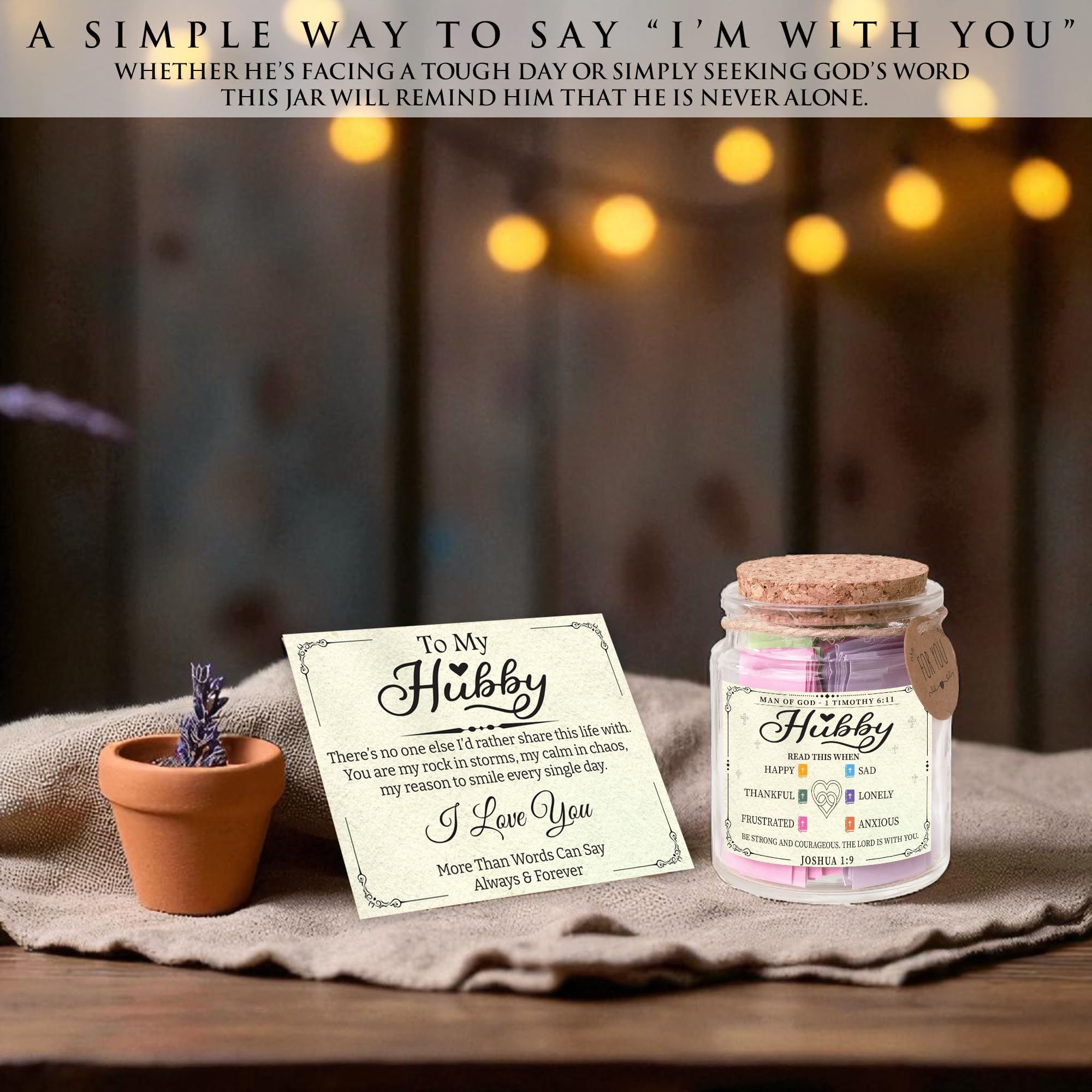 Bible Verses Jar for Daughter – Daughter Gifts From Mom, Graduation Gifts for Daughters, 92 Bible Verses Folded by hand, Christian Gift for Women