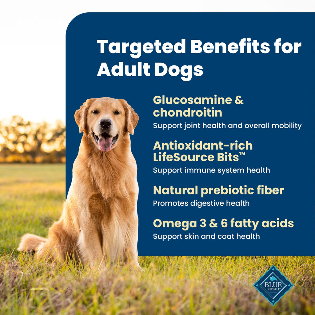 Blue Buffalo Life Protection Formula Chicken Adult Dry Dog Food, 5 lb | Real Chicken #1 Ingredient, Supports Immunity with Antioxidant-Rich LifeSource Bits, Promotes Healthy Muscle Development