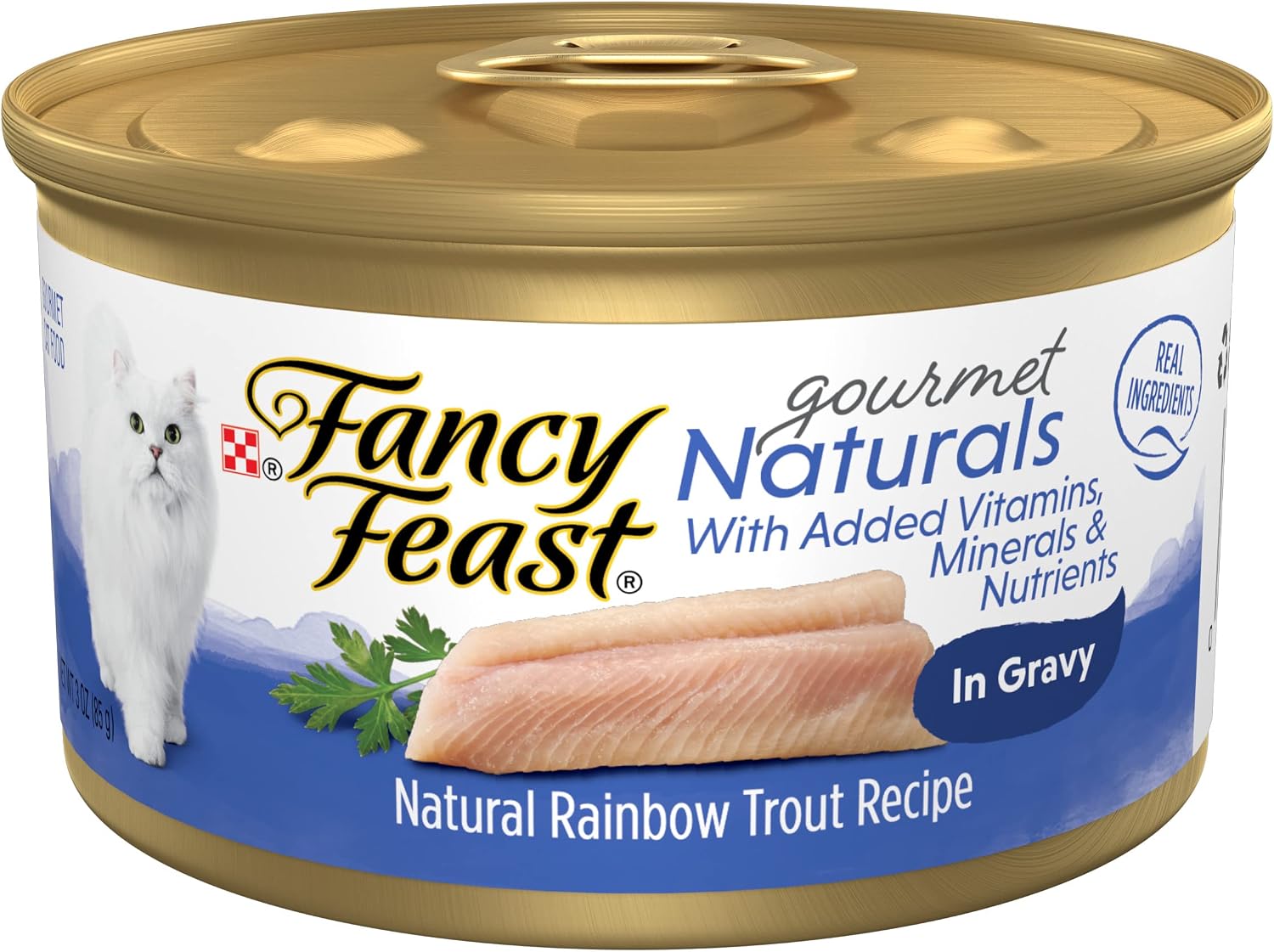 Purina Fancy Feast Gravy Lovers, Poultry & Beef Wet Cat Food, 3oz, 24-Pack | Variety Pack, grilled gourmet texture made with no artificial colors or preservatives, 100 percent complete and balanced