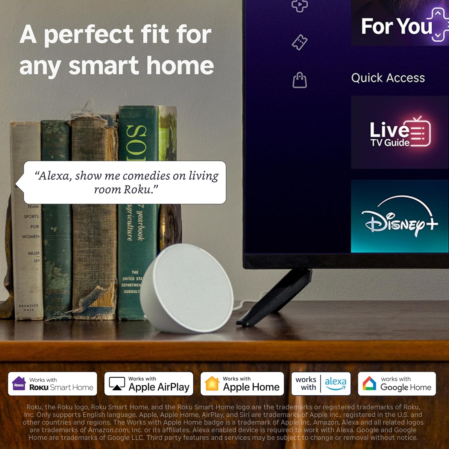 Roku Streaming Stick HD with Voice Remote | Compact 4K Streaming Device for TV with Roku Voice Remote & Long-Range Wi-Fi - Free & Live Local News, Sports