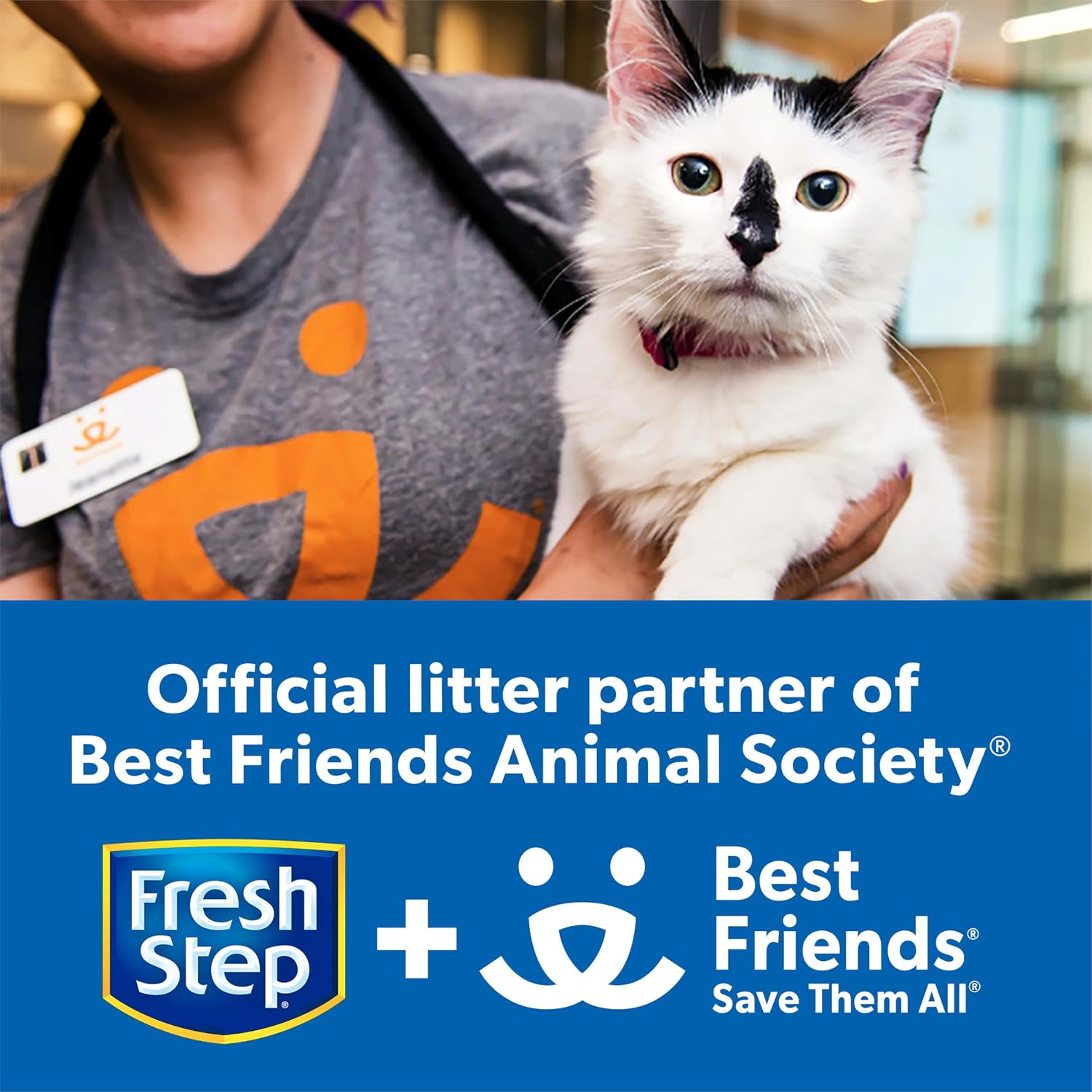 Fresh Step Advanced Odor Shield Clumping Cat Litter with Gain, 18.5 lb, 2Pk | Odor Shield with Ammonia Block Technology, Low Dust, Multi Cat, Compatible with Most Automatic Litter Boxes