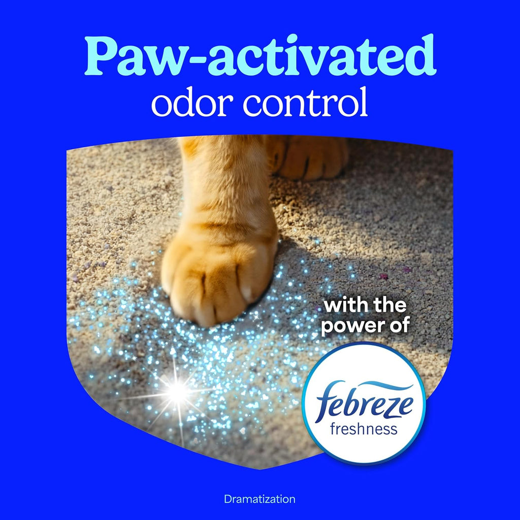 Fresh Step Advanced Odor Shield Clumping Cat Litter with Gain, 18.5 lb, 2Pk | Odor Shield with Ammonia Block Technology, Low Dust, Multi Cat, Compatible with Most Automatic Litter Boxes