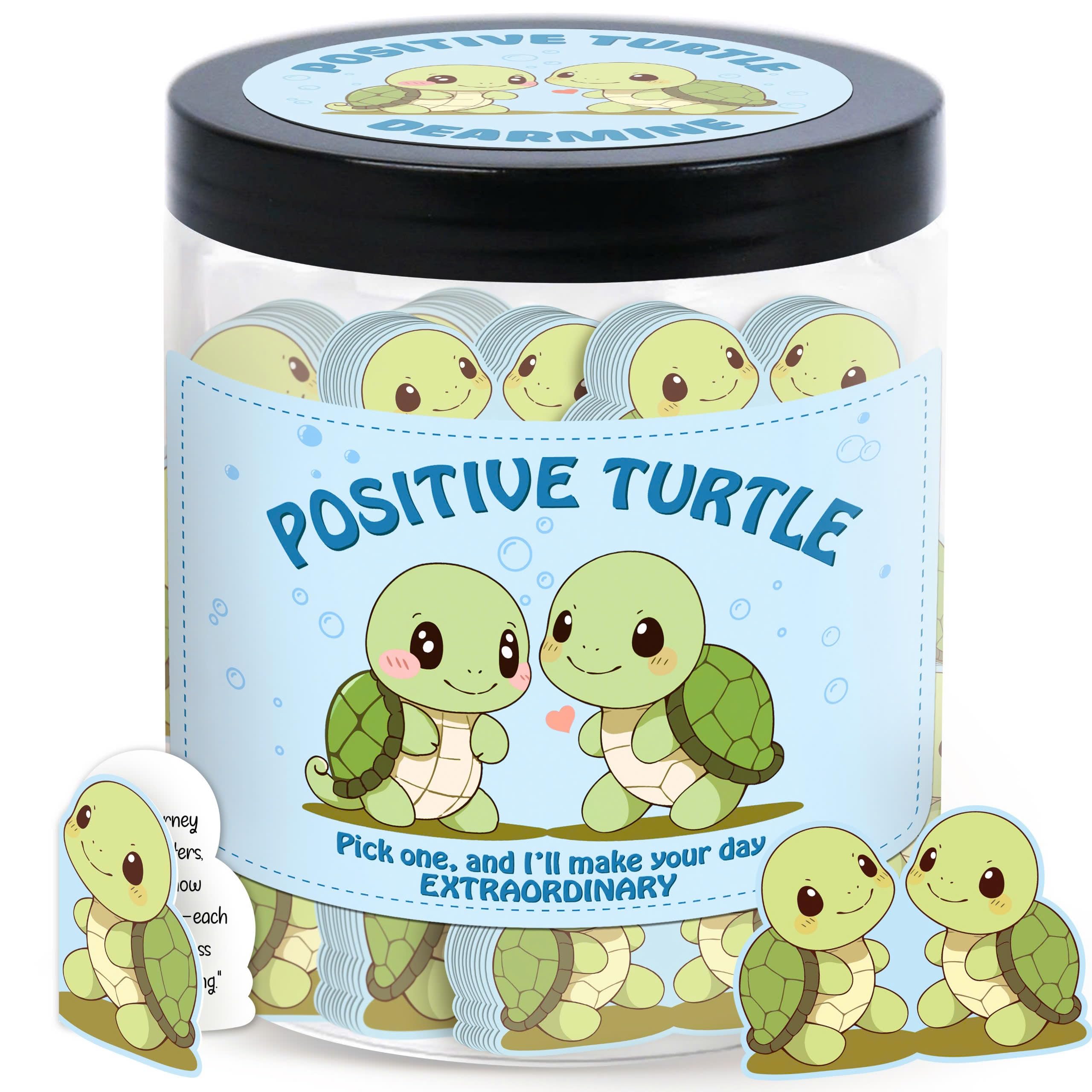 DEARMINE 60 Positive Pickle Cards Jar, Birthday Gifts for Women, Teens, Adults, Back to School Gift, White Elephant Gifts, Stocking Stuffers, Teen Girl Gifts Trendy Stuff