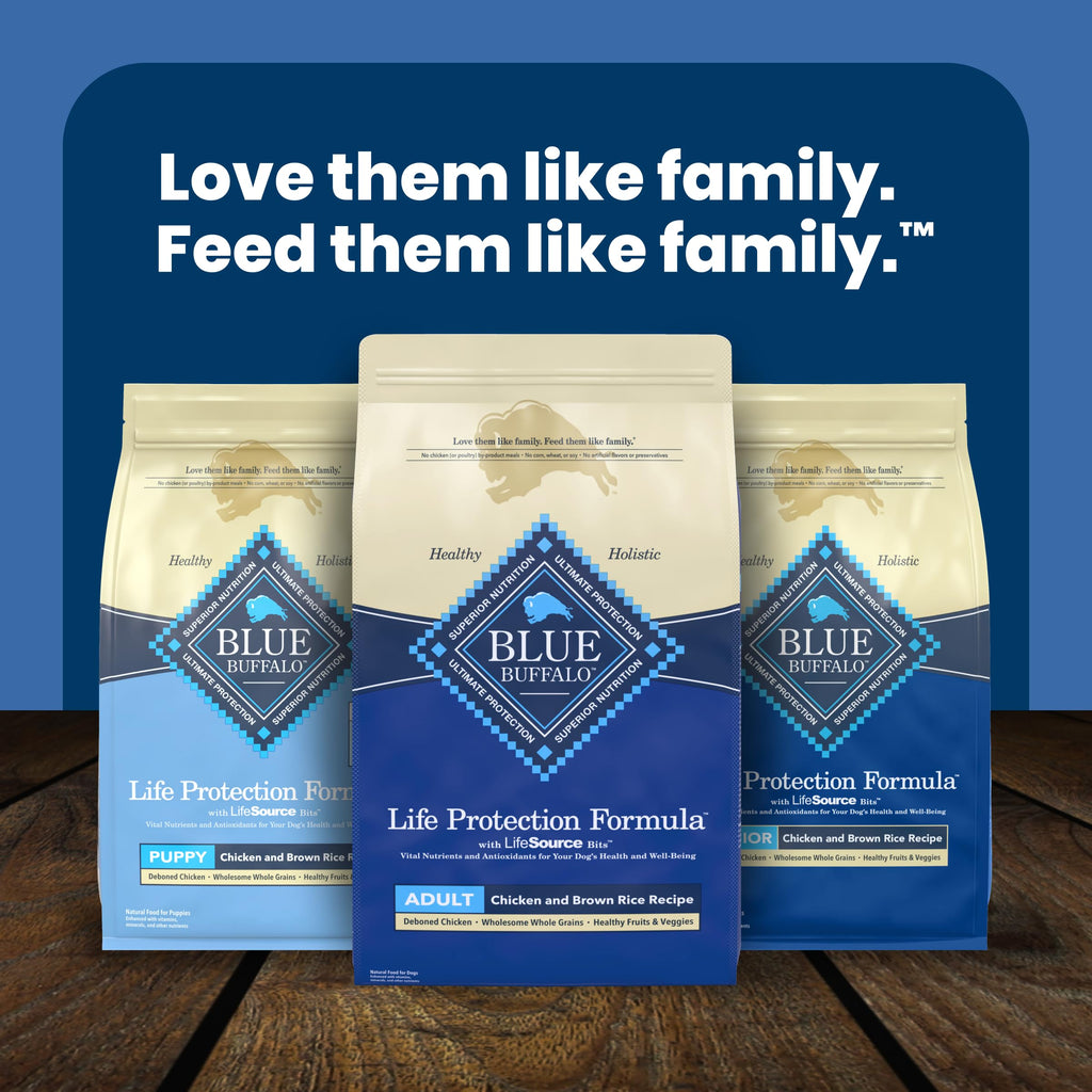 Blue Buffalo Life Protection Formula Chicken Adult Dry Dog Food, 5 lb | Real Chicken #1 Ingredient, Supports Immunity with Antioxidant-Rich LifeSource Bits, Promotes Healthy Muscle Development