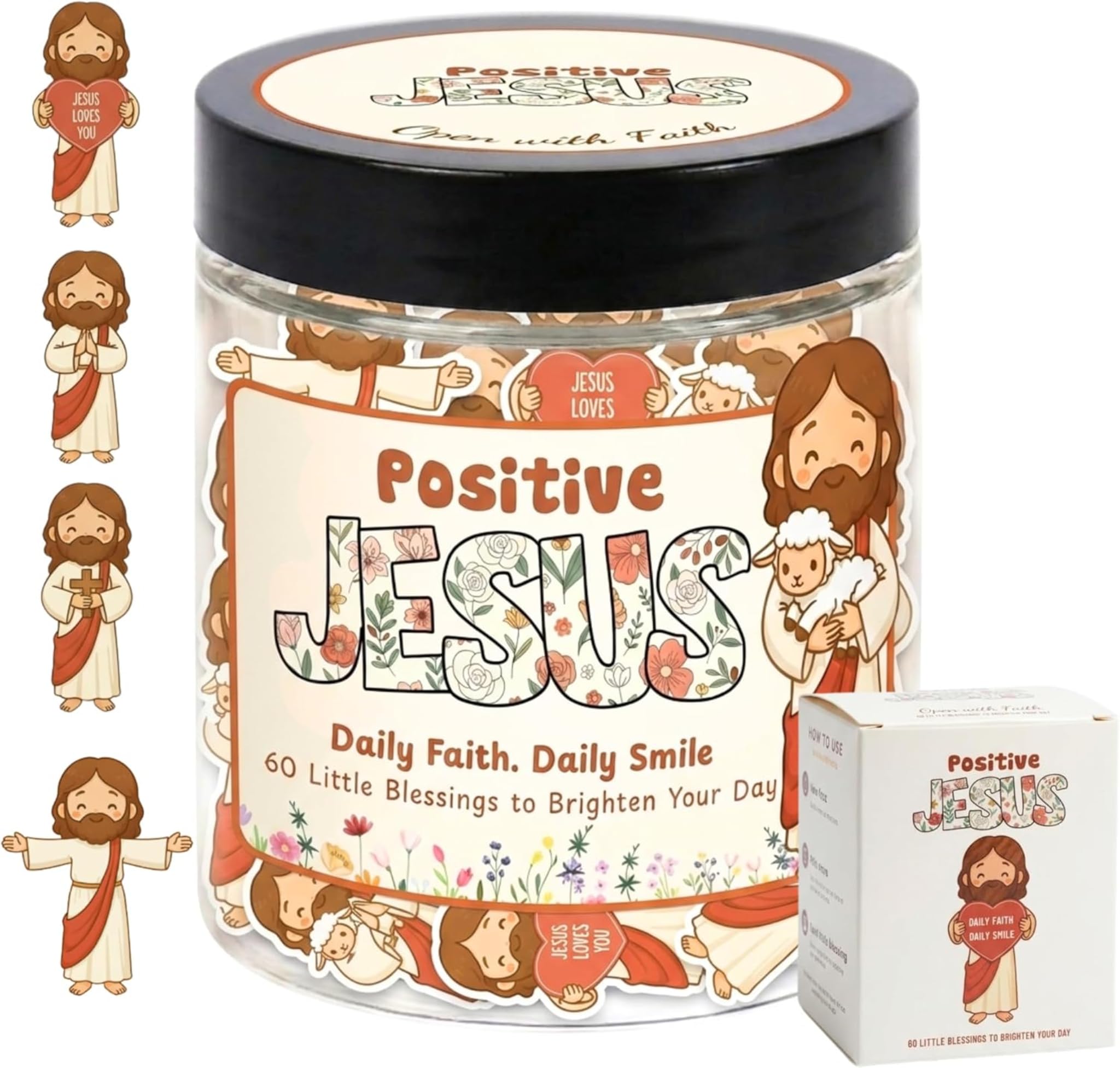 DEARMINE 60 Positive Pickle Cards Jar, Birthday Gifts for Women, Teens, Adults, Back to School Gift, White Elephant Gifts, Stocking Stuffers, Teen Girl Gifts Trendy Stuff