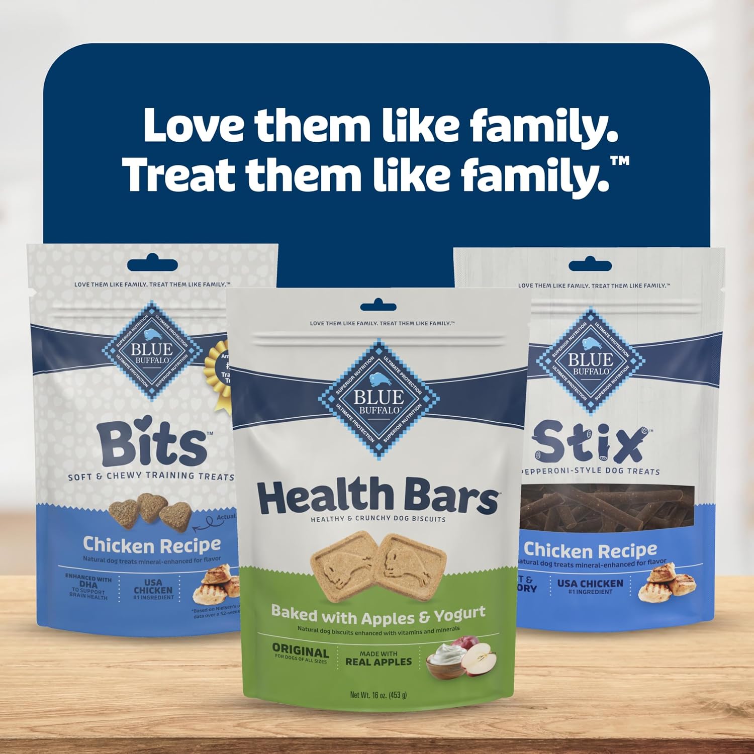 Blue Buffalo Health Bars Pumpkin & Cinnamon Dog Biscuits, 16 oz | Oven-Baked, Crunchy Texture, No Chicken By-Product, Corn, Wheat, or Soy