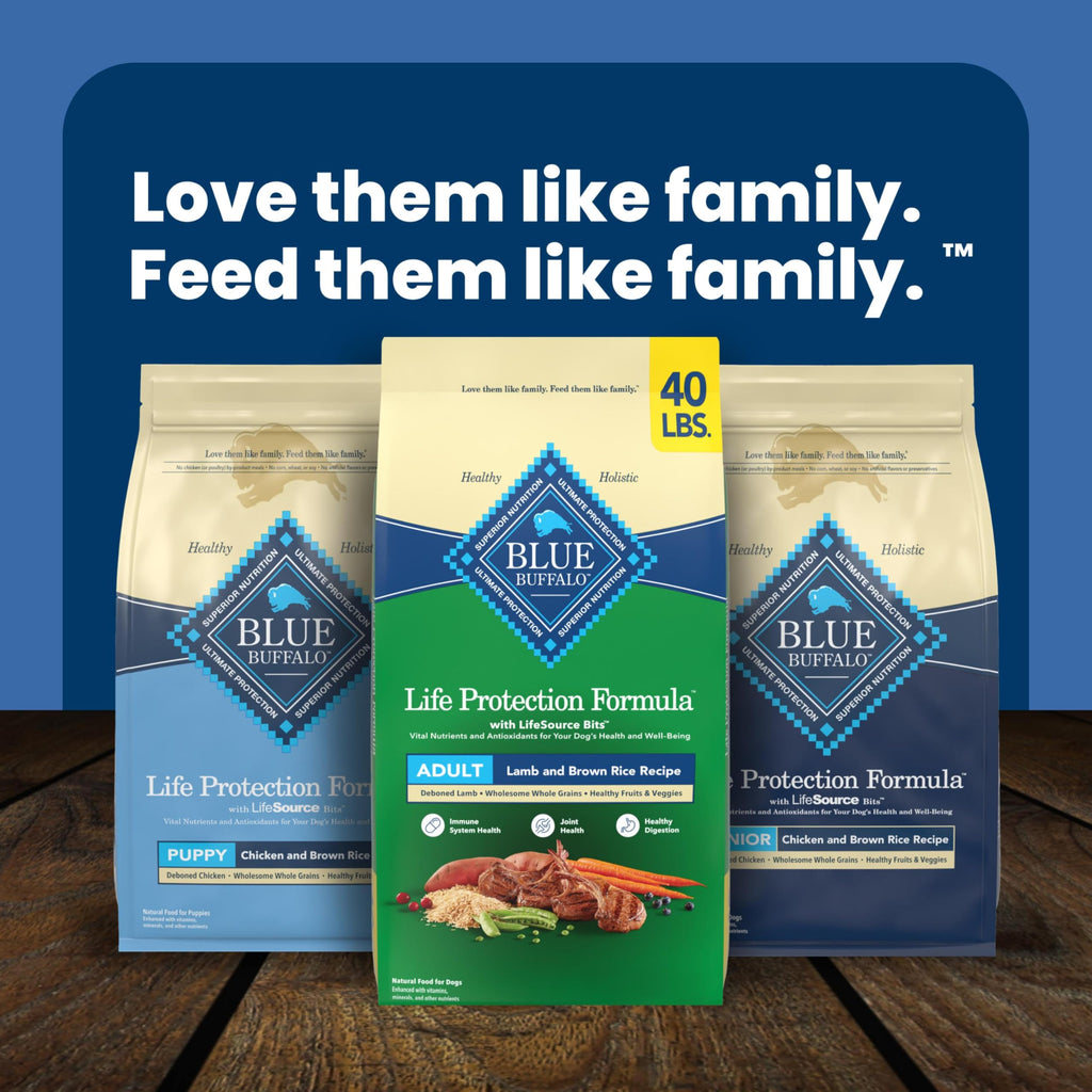 Blue Buffalo Life Protection Formula Chicken Adult Dry Dog Food, 5 lb | Real Chicken #1 Ingredient, Supports Immunity with Antioxidant-Rich LifeSource Bits, Promotes Healthy Muscle Development