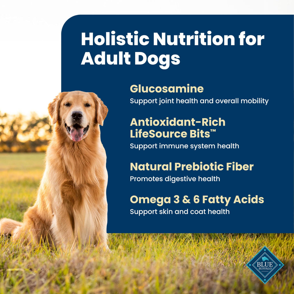 Blue Buffalo Life Protection Formula Chicken Adult Dry Dog Food, 5 lb | Real Chicken #1 Ingredient, Supports Immunity with Antioxidant-Rich LifeSource Bits, Promotes Healthy Muscle Development