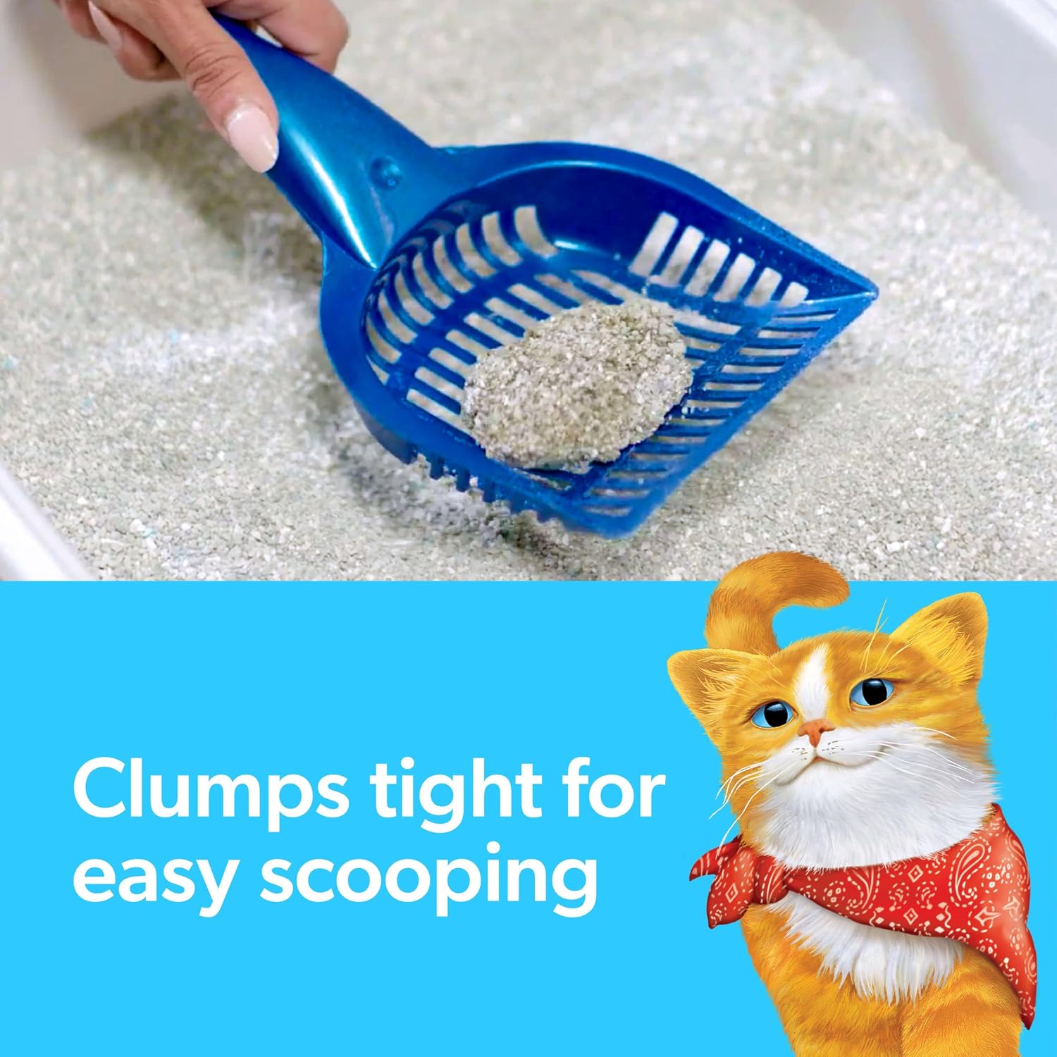 Fresh Step Advanced Odor Shield Clumping Cat Litter with Gain, 18.5 lb, 2Pk | Odor Shield with Ammonia Block Technology, Low Dust, Multi Cat, Compatible with Most Automatic Litter Boxes