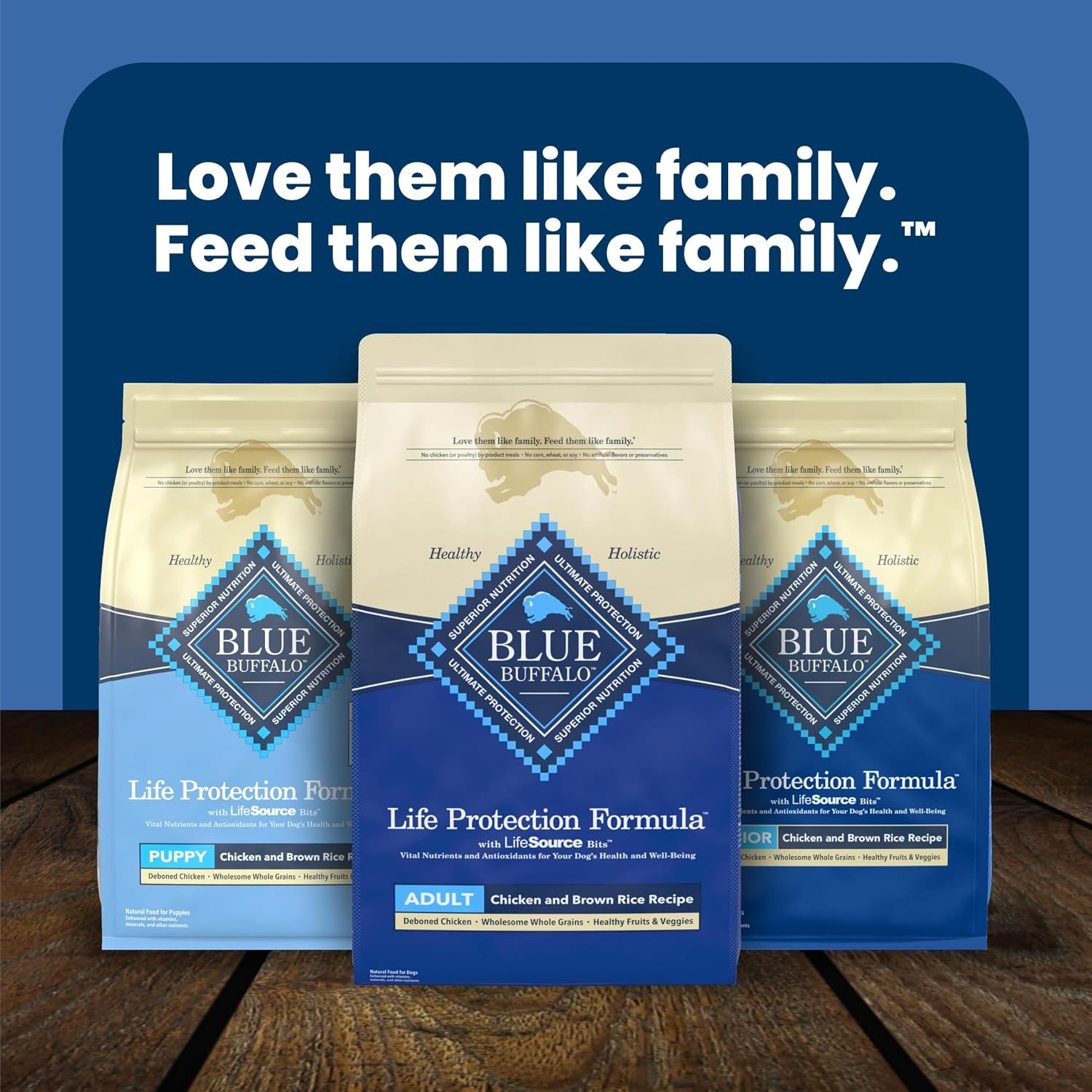 Blue Buffalo Life Protection Formula Chicken Adult Dry Dog Food, 5 lb | Real Chicken #1 Ingredient, Supports Immunity with Antioxidant-Rich LifeSource Bits, Promotes Healthy Muscle Development
