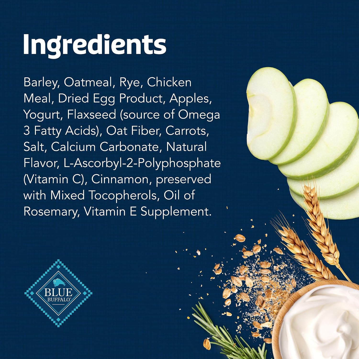 Blue Buffalo Health Bars Pumpkin & Cinnamon Dog Biscuits, 16 oz | Oven-Baked, Crunchy Texture, No Chicken By-Product, Corn, Wheat, or Soy