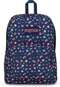 JanSport SuperBreak One Backpack - Durable, Lightweight Bookbag with 1 Main Compartment, Front Utility Pocket with Built-in Organizer - Premium Backpack, Bad Bows
