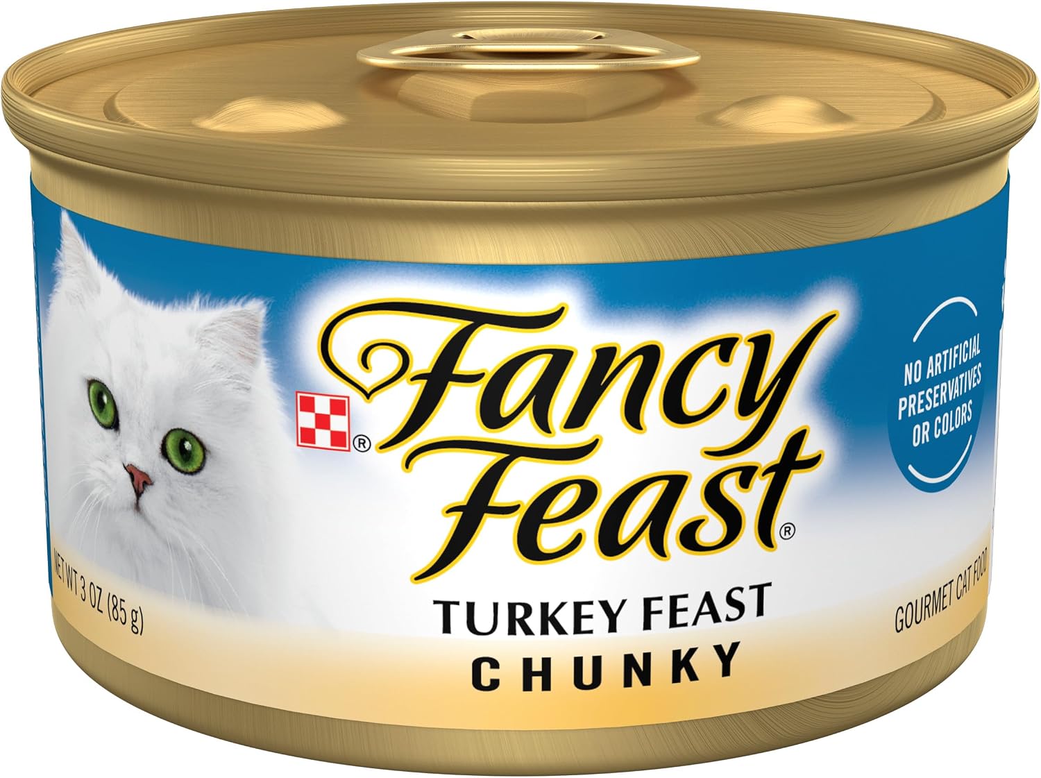 Purina Fancy Feast Gravy Lovers, Poultry & Beef Wet Cat Food, 3oz, 24-Pack | Variety Pack, grilled gourmet texture made with no artificial colors or preservatives, 100 percent complete and balanced