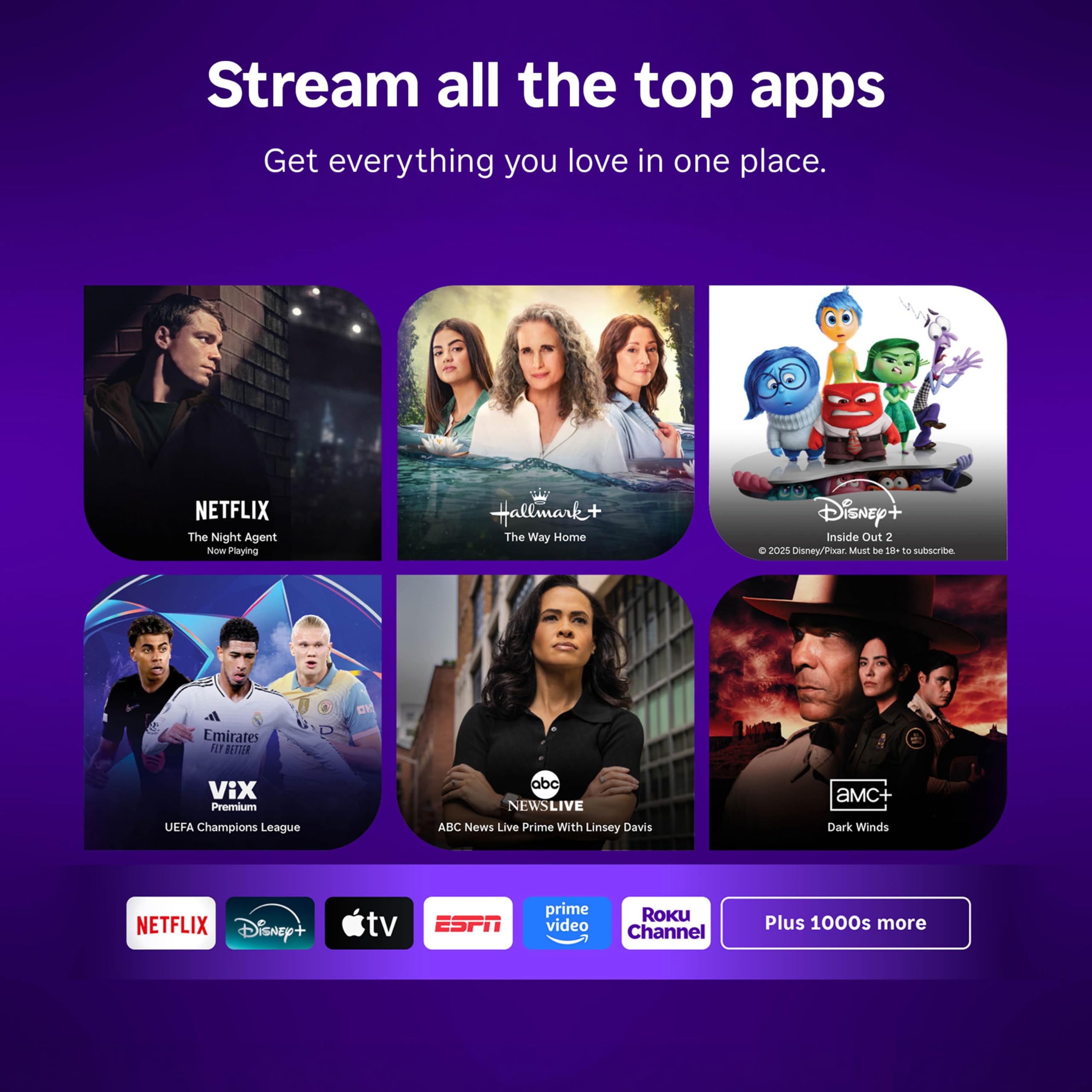 Roku Streaming Stick HD with Voice Remote | Compact 4K Streaming Device for TV with Roku Voice Remote & Long-Range Wi-Fi - Free & Live Local News, Sports