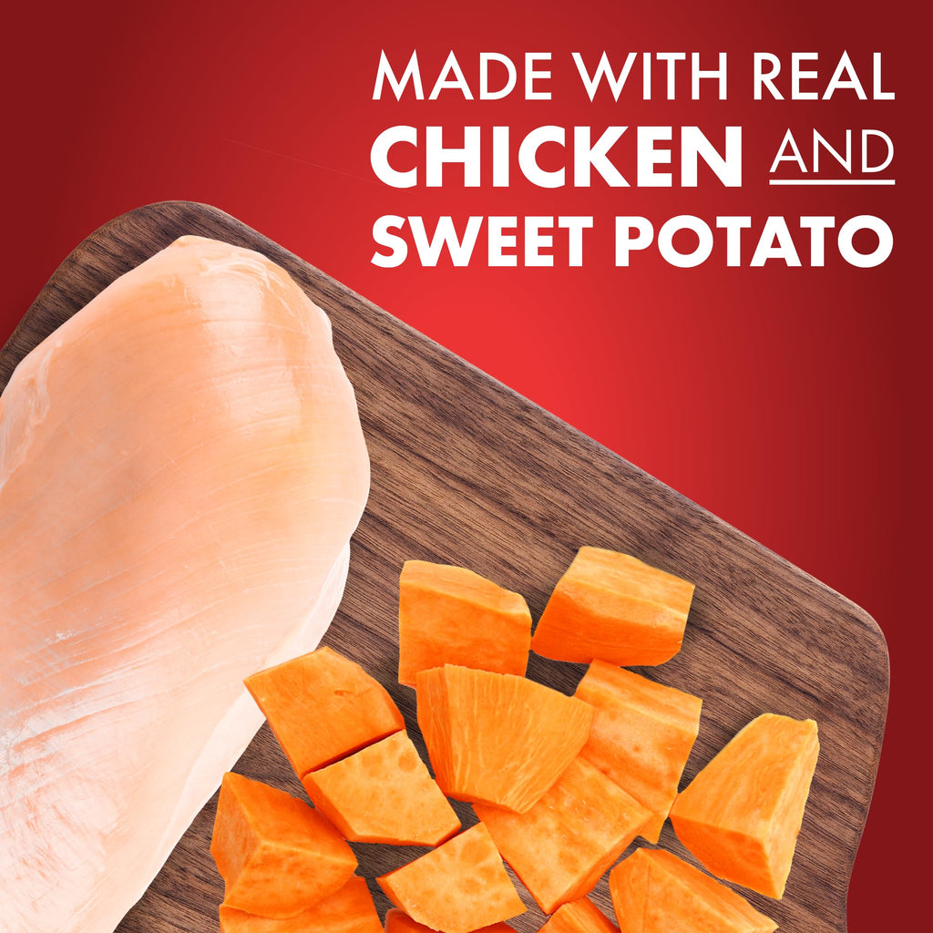 Pur Luv Chicken Wrapped Sweet Potato Dog Treats, Rawhide Free Jerky Wraps, Made with Real Chicken, 16 Oz, Healthy, Easily Digestible, Long Lasting, High Protein Treat, Satisfies Dog's Urge to Chew | Rawhide-free, high-protein jerky wrap: real chicken arou