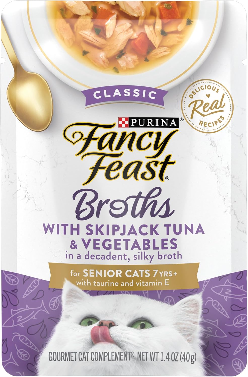 Purina Fancy Feast Gravy Lovers, Poultry & Beef Wet Cat Food, 3oz, 24-Pack | Variety Pack, grilled gourmet texture made with no artificial colors or preservatives, 100 percent complete and balanced