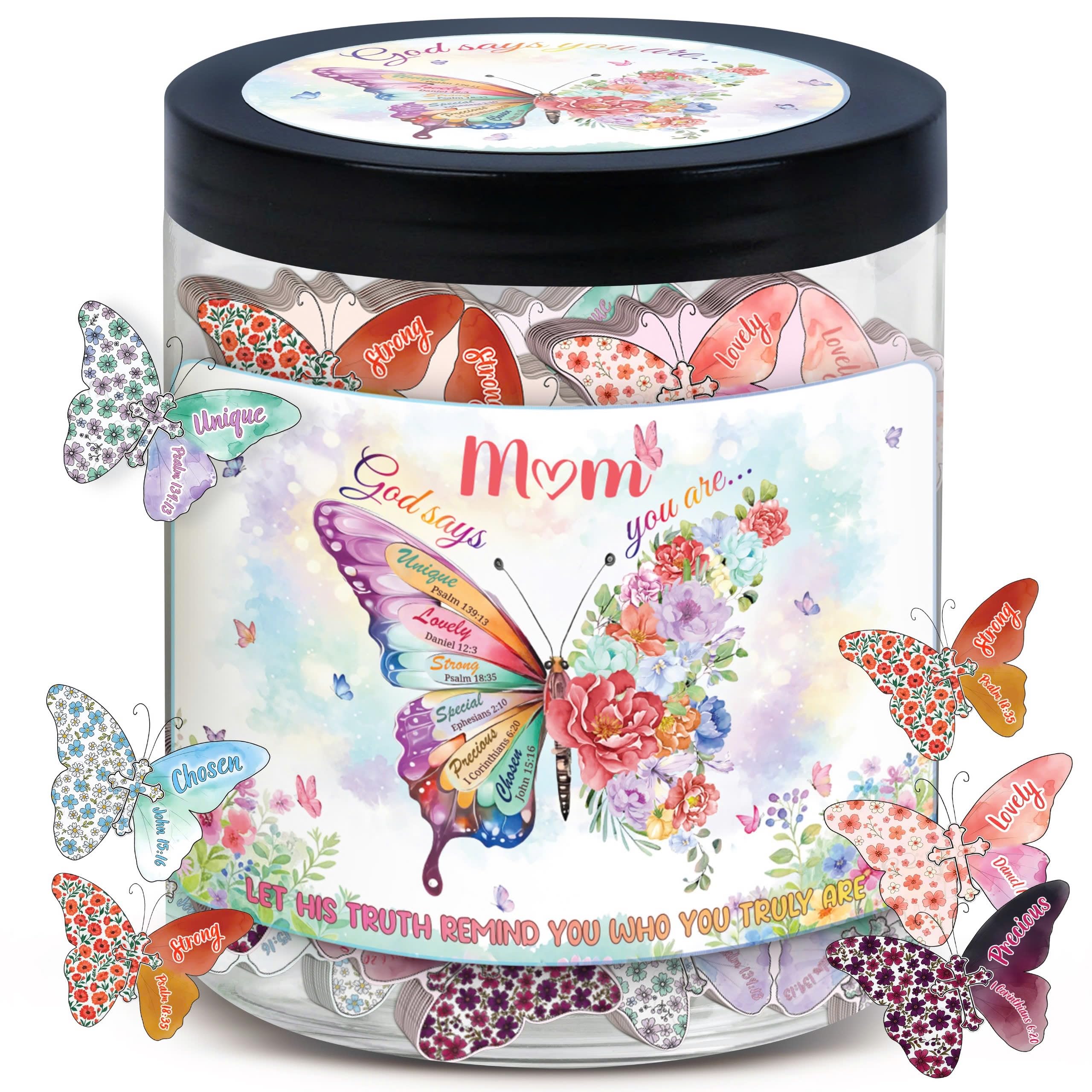 DEARMINE 60 Positive Pickle Cards Jar, Birthday Gifts for Women, Teens, Adults, Back to School Gift, White Elephant Gifts, Stocking Stuffers, Teen Girl Gifts Trendy Stuff