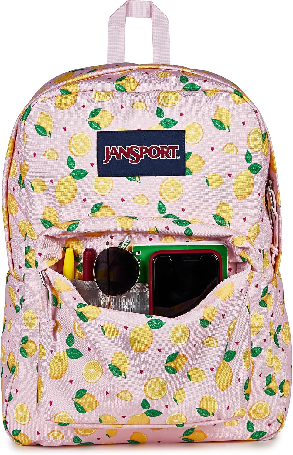 JanSport SuperBreak One Backpack - Durable, Lightweight Bookbag with 1 Main Compartment, Front Utility Pocket with Built-in Organizer - Premium Backpack, Bad Bows