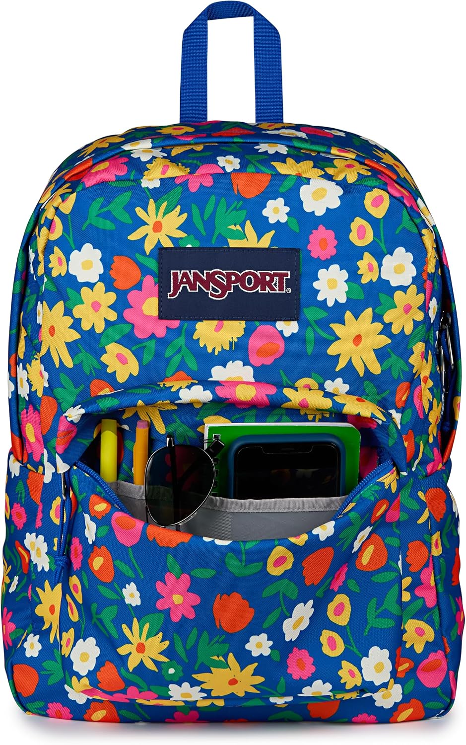 JanSport SuperBreak One Backpack - Durable, Lightweight Bookbag with 1 Main Compartment, Front Utility Pocket with Built-in Organizer - Premium Backpack, Bad Bows