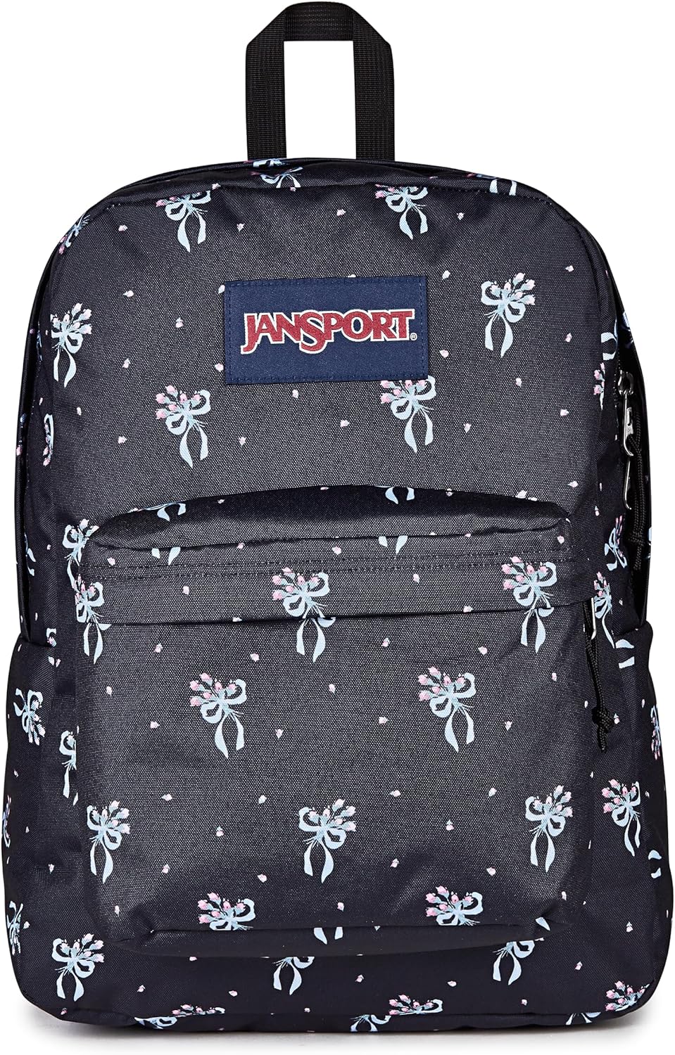 JanSport SuperBreak One Backpack - Durable, Lightweight Bookbag with 1 Main Compartment, Front Utility Pocket with Built-in Organizer - Premium Backpack, Bad Bows