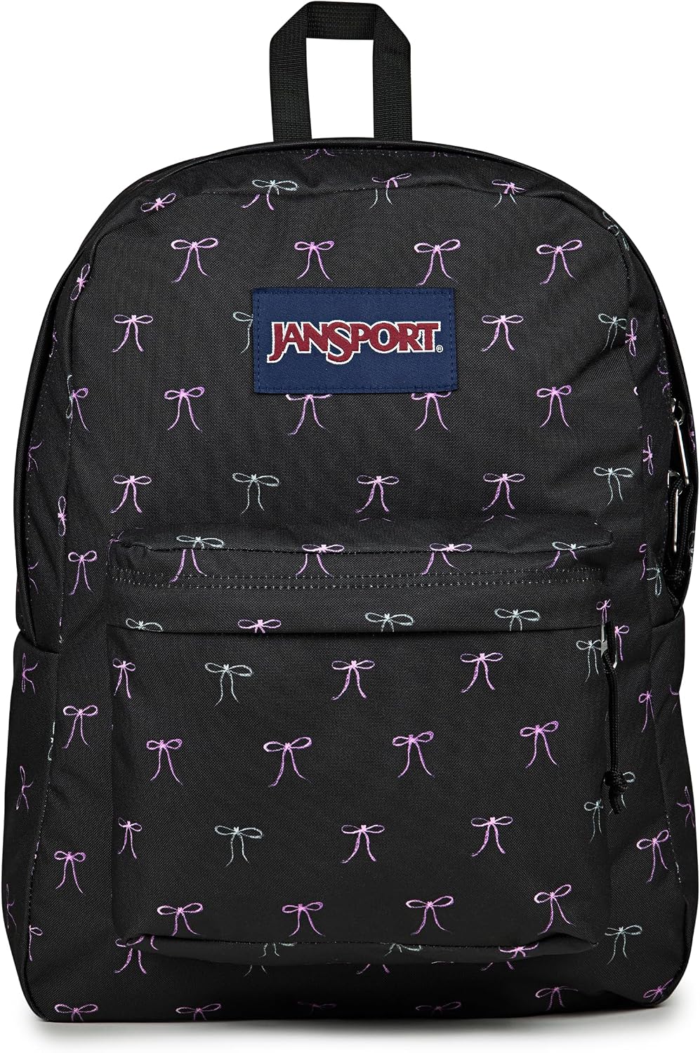 JanSport SuperBreak One Backpack - Durable, Lightweight Bookbag with 1 Main Compartment, Front Utility Pocket with Built-in Organizer - Premium Backpack, Bad Bows