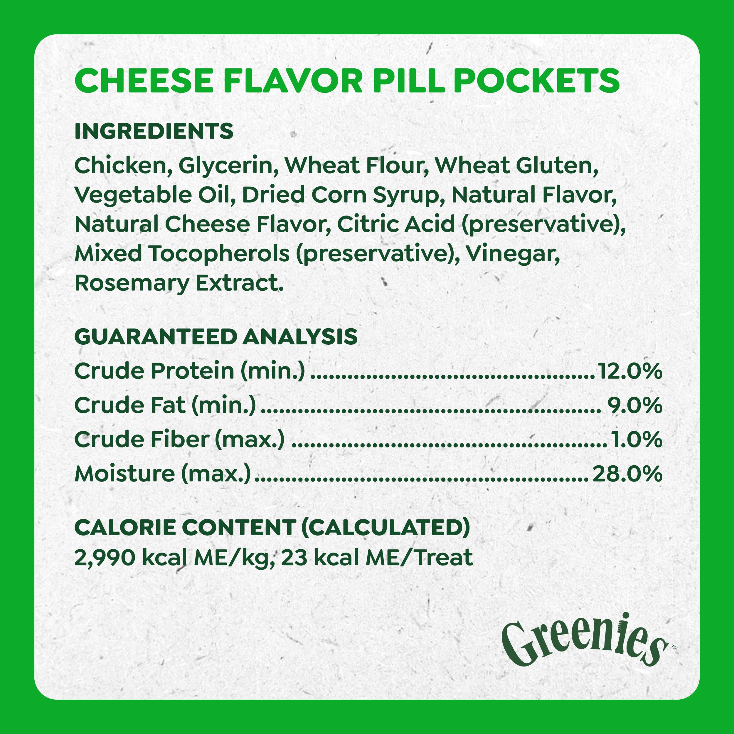 Greenies Pill Pockets Large Size Dog Treats, Peanut Butter, 15.8 oz | Vet-recommended, capsule size, low calorie, odor masking, stress- and mess-free medication experience