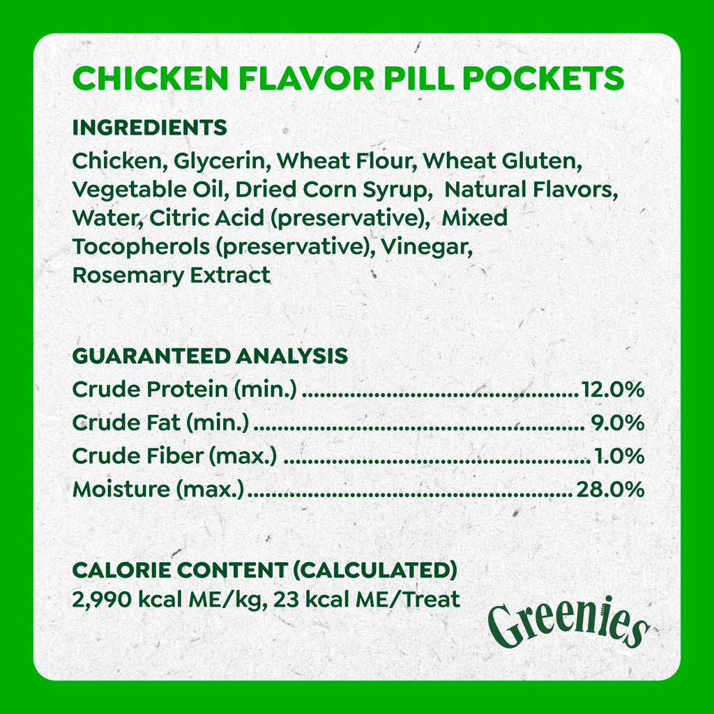 Greenies Pill Pockets Large Size Dog Treats, Peanut Butter, 15.8 oz | Vet-recommended, capsule size, low calorie, odor masking, stress- and mess-free medication experience