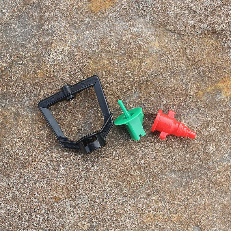 360 Degree Hanging Anti Drip Rotary Sprinklers Rotating Refraction Sprinklers Nozzle With Barb Threaded Connector