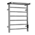 Heated Towel Rack Stainless Steel Smart Timer Control Wall Mounted Modern Minimalist Energy Efficient Bathroom Hardware Set