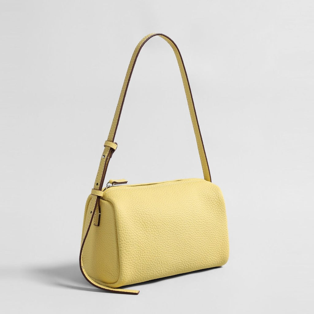 Premium Pebbled Calfskin Cylinder Bag – Trending Barrel Shoulder Crossbody